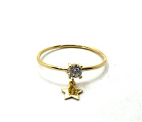 Anello Domar Donna Anello oro 9k in Oro giallo Zircone ANOR-203-280